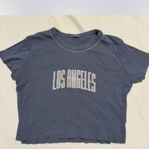 Brandy Melville Blue Crop Top